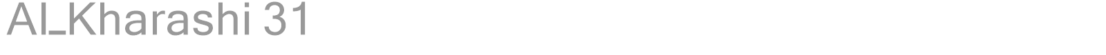 Al-Kharashi 30 font preview
